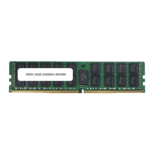 Модуль серверной памяти б/у Micron DDR4 16GB MTA18ADF2G72PZ-2G3 2400MHz RDIMM